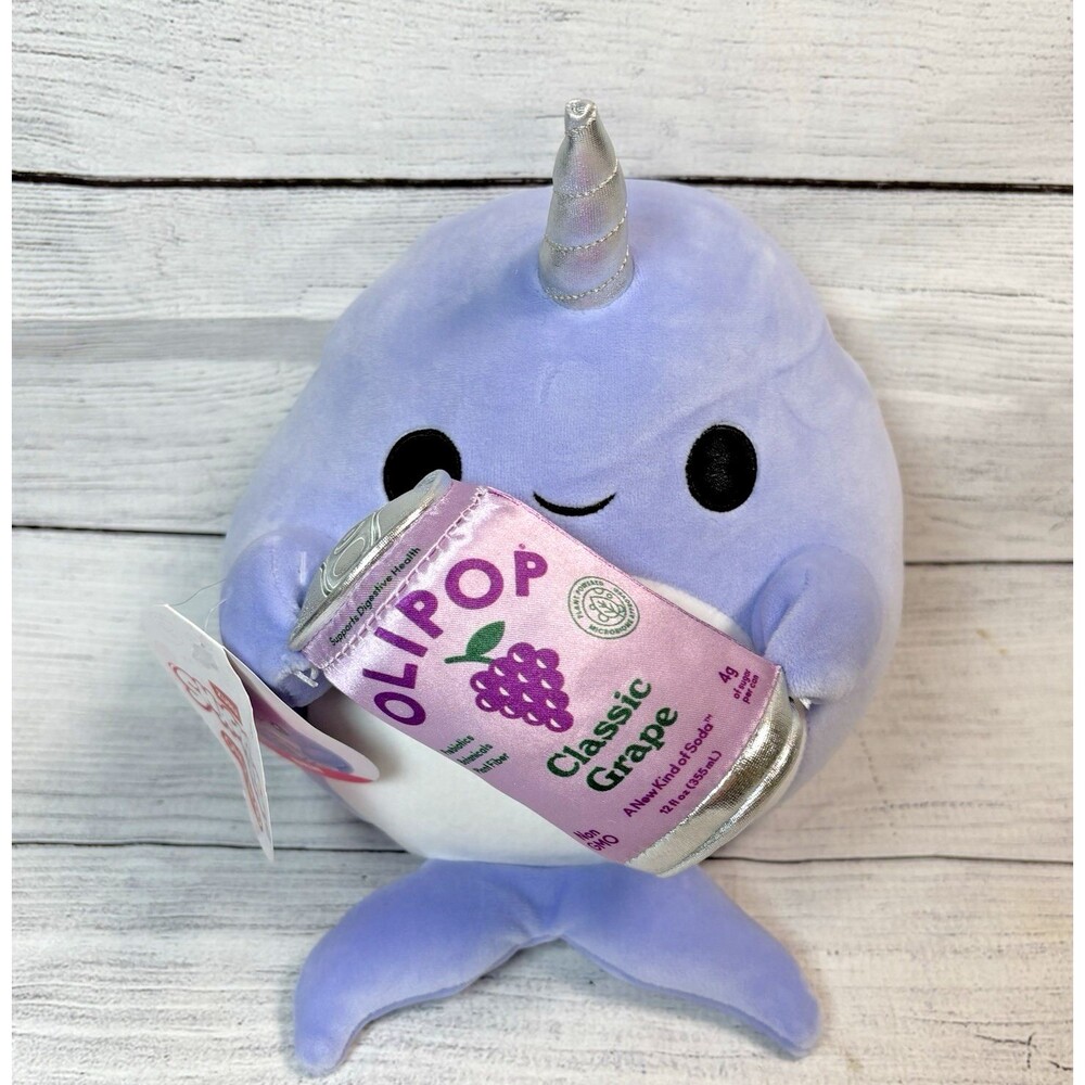 Zuru SNACKLES Series 3 Purple Narwhal Ben & OLIPOP 8-Inch Plush TARGET EXCLUSIVE